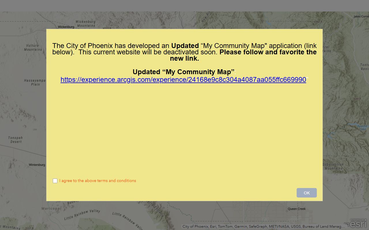 Phoenix interactive zoning map for property records research